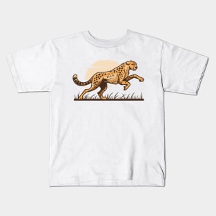 Hunter's Dusk, Cheetah Kids T-Shirt
